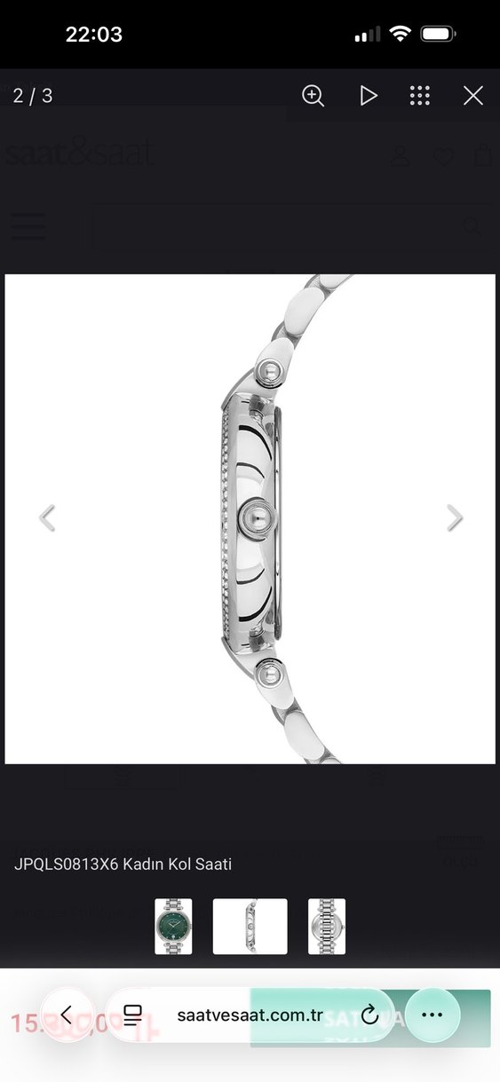 JACQUES PHILIPPE orijinal Yeşil Kadın Kol Saati - Görsel 3