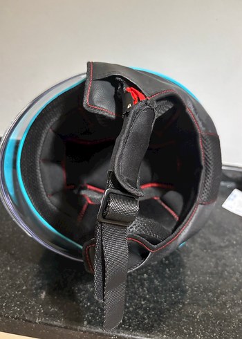 Axxis Square S Solid A17 Mavi Yarım Kask XS - Görsel 10