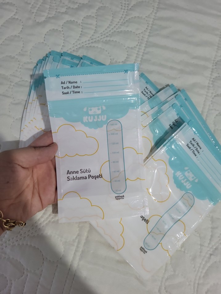KUJJU Anne Sütü Saklama Poşeti 24'lü - Görsel 4