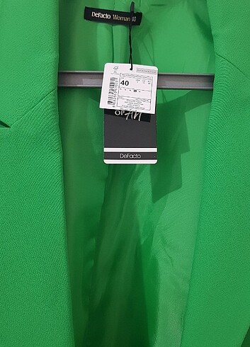 l Beden yeşil Renk Blazer ceket