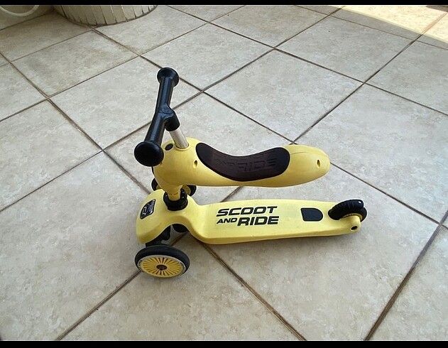 Beden sarı Renk Scoot and ride highwaykick 1 scooter
