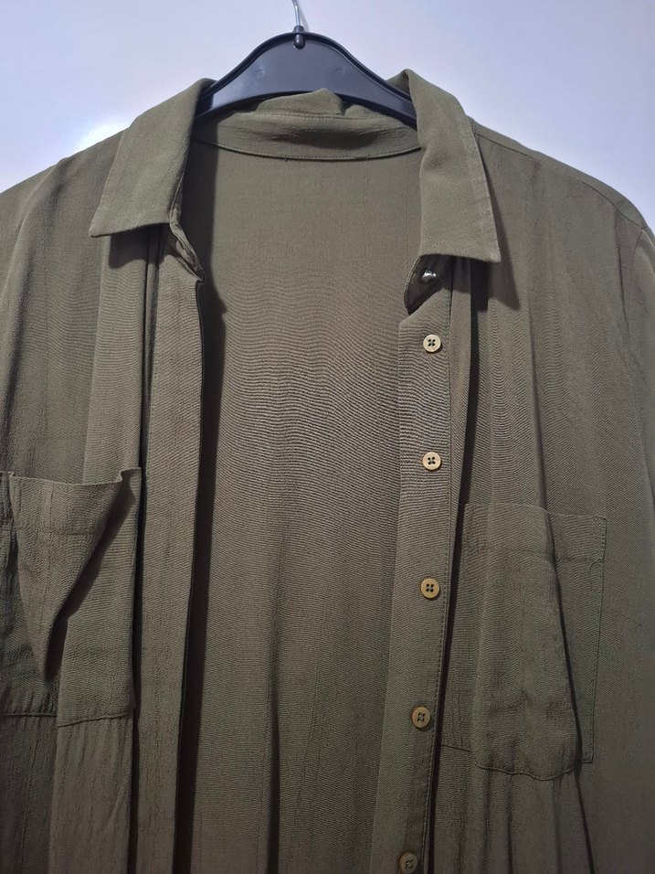 haki gömlek - Görsel 3