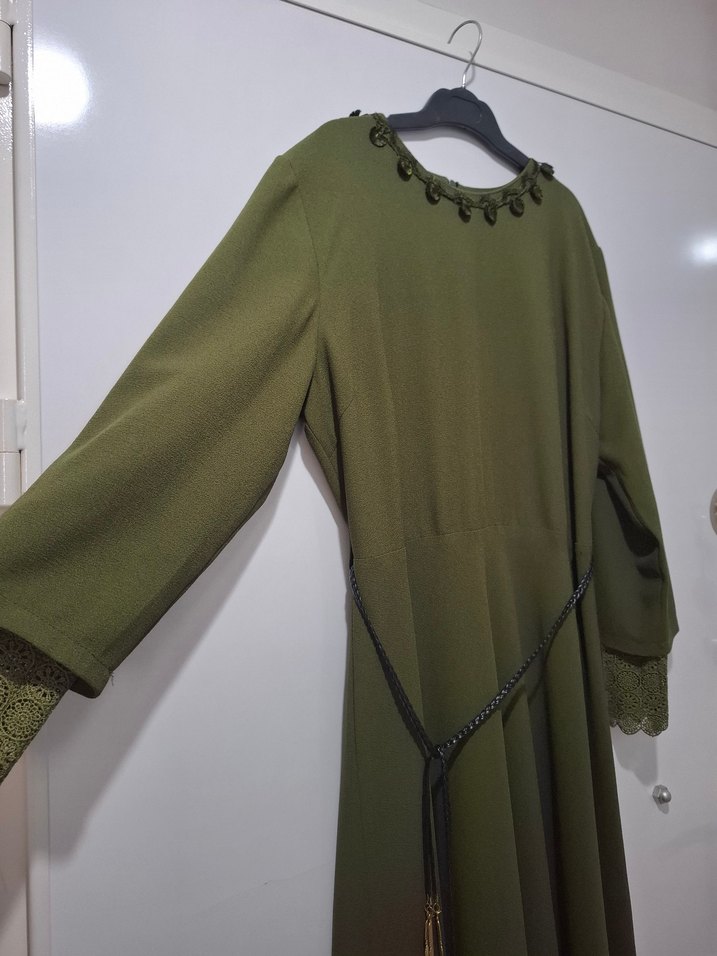 haki elbise - Görsel 2