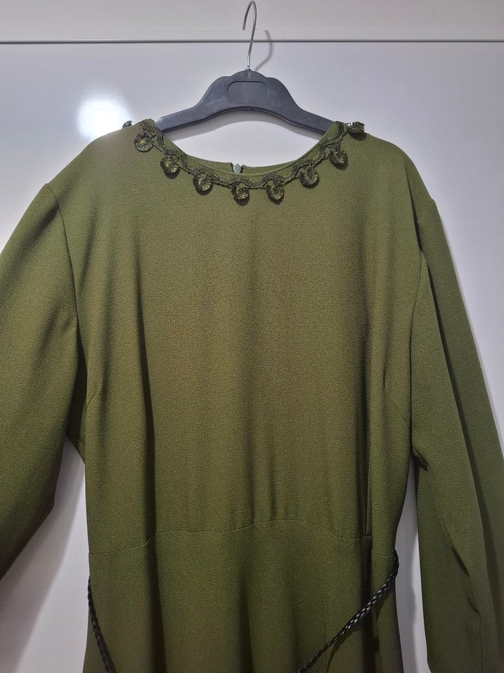 haki elbise - Görsel 3