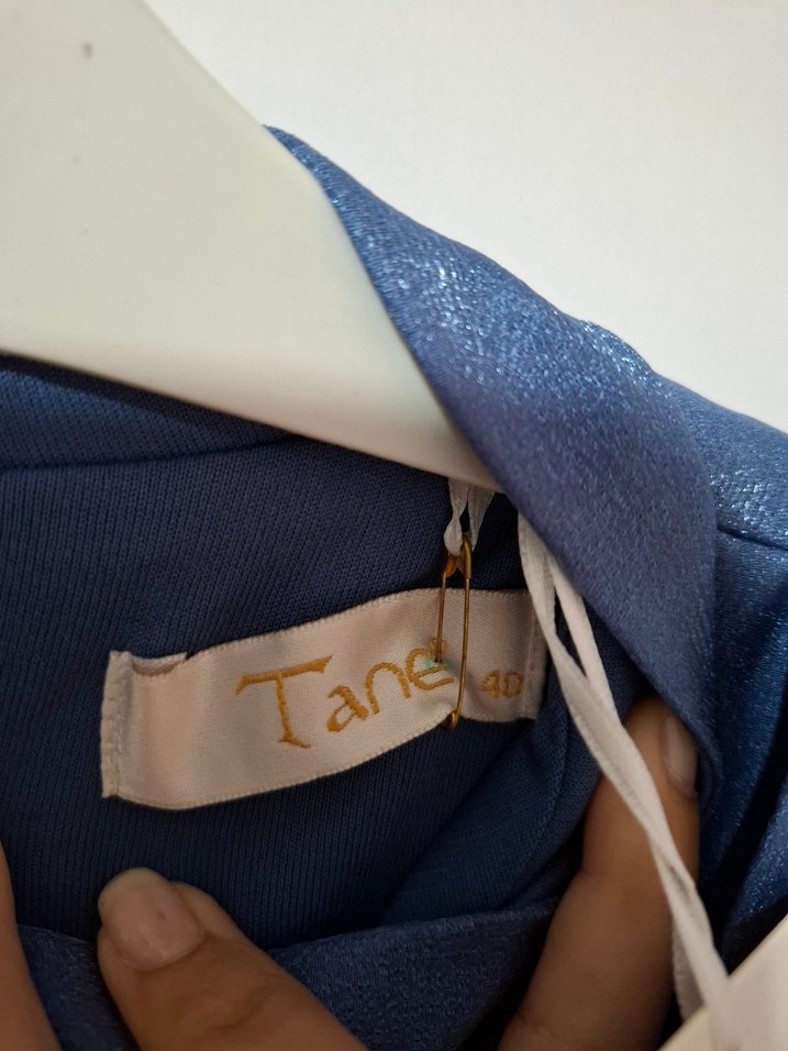 Mavi Abiye Elbise - Görsel 3