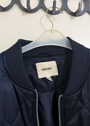 Kadın Lacivert Fermuarlı Bomber Ceket - Görsel 3