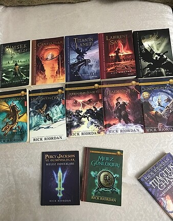 PERCY JACKSON OLİMPOS KAHRAMANLARI RİCK RİORDAN SERİ KİTAP