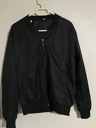 Siyah bomber ceket