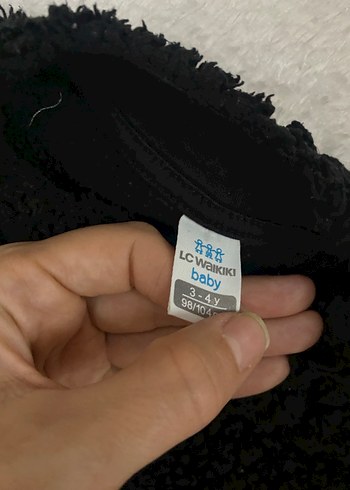 Kahverengi Yüksek Yakalı  Çocuk Sweatshirt - Görsel 3