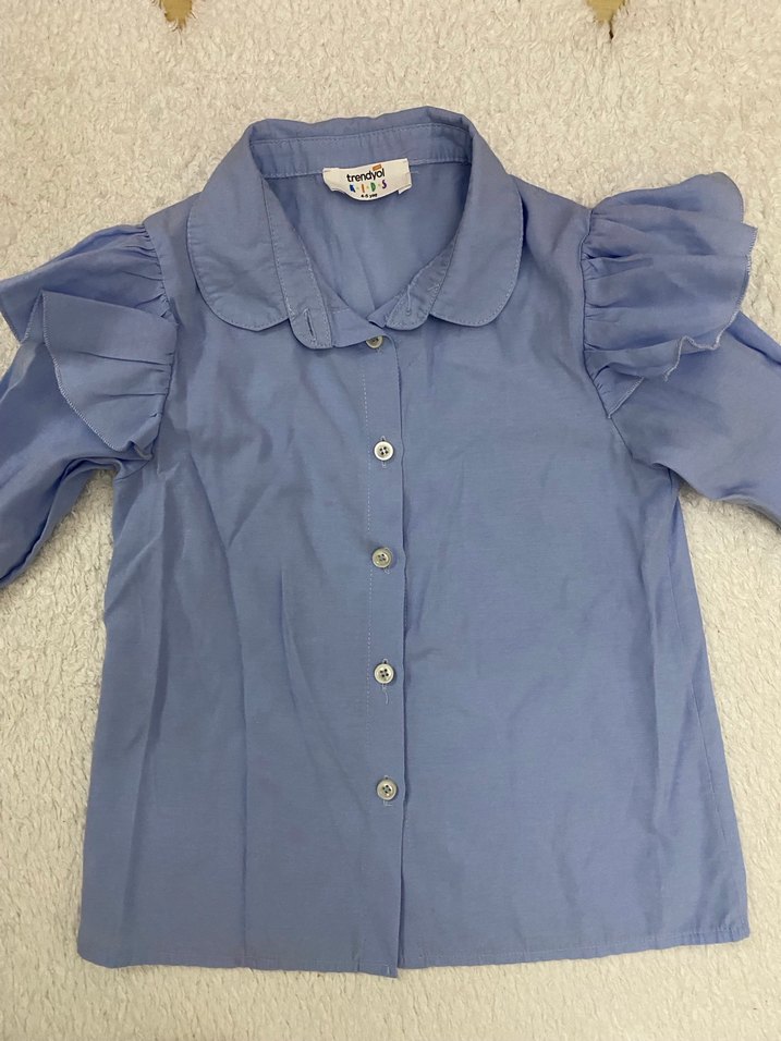 2 Li kız çocuk gömlek - Görsel 3