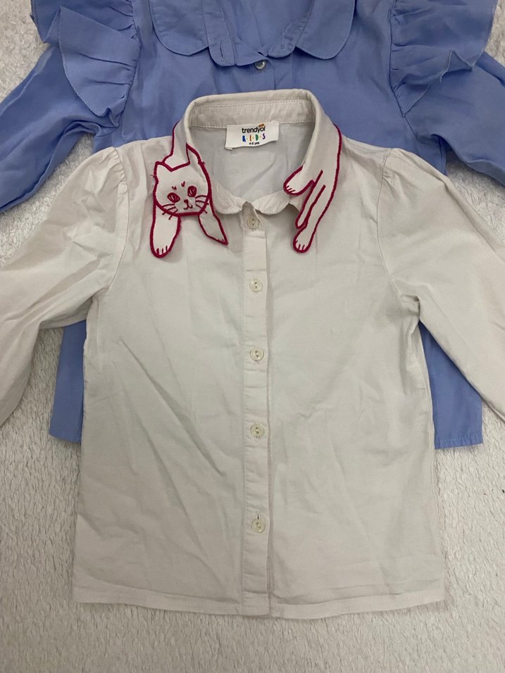2 Li kız çocuk gömlek - Görsel 2