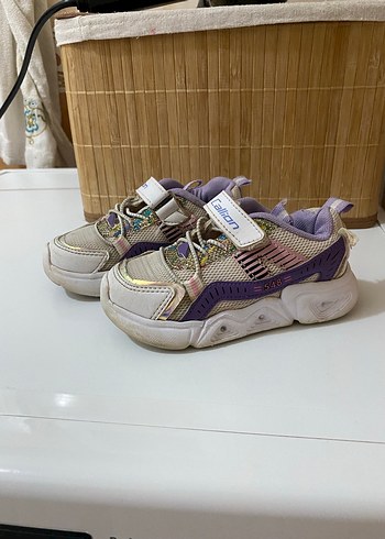 Kız Çocuk  Renkli Spor Ayakkabı - Görsel 3