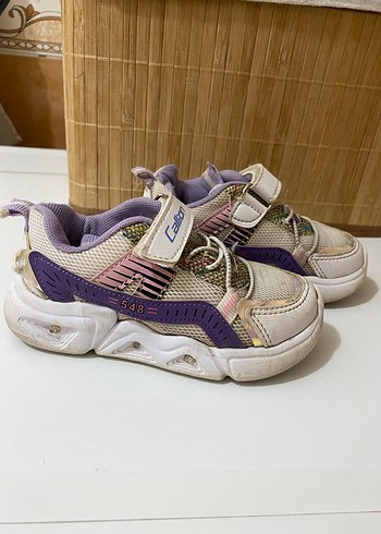 Kız Çocuk  Renkli Spor Ayakkabı - Görsel 2