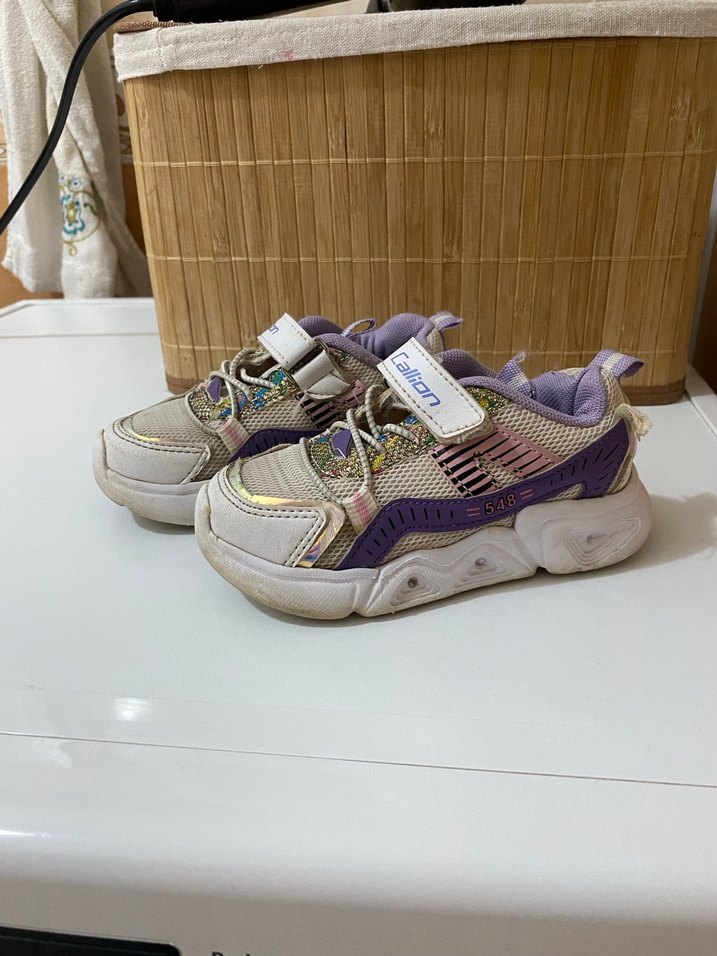 Kız Çocuk  Renkli Spor Ayakkabı - Görsel 3