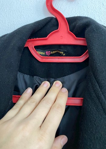 Siyah Kuşaklı Uzun Kadın Kaban - Görsel 7