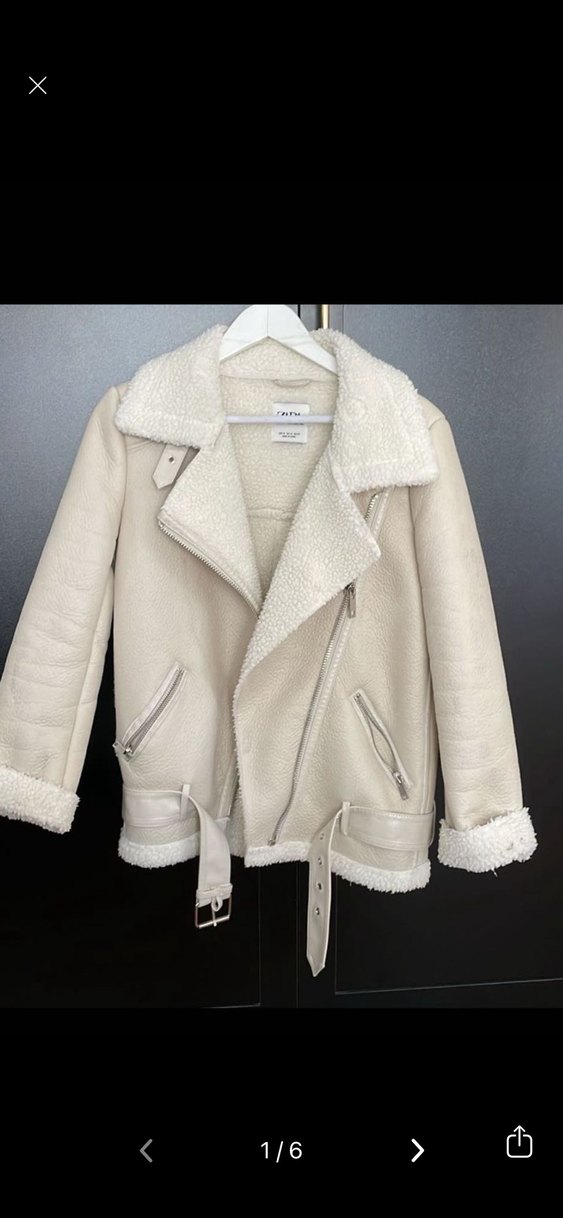 Zara biker kaban - Görsel 2