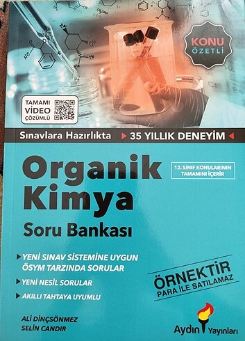 Aydın yayınları organik kimya kitabı 