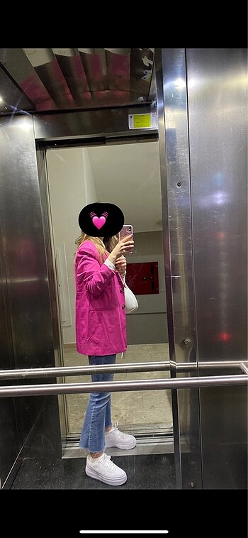 Pembe Hm Blazer ceket