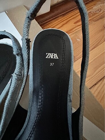 37 Beden Zara jean kumaş ayakkabı