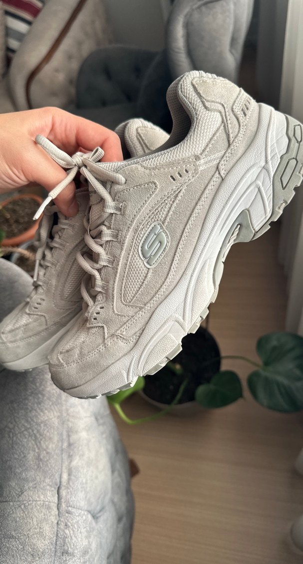 Skechers Stamina Gri Kadın Sneakers - Görsel 5