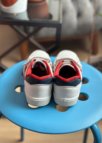 30 Beden beyaz Renk Beyaz Erkek Çocuk Spor Ayakkabı Velcro