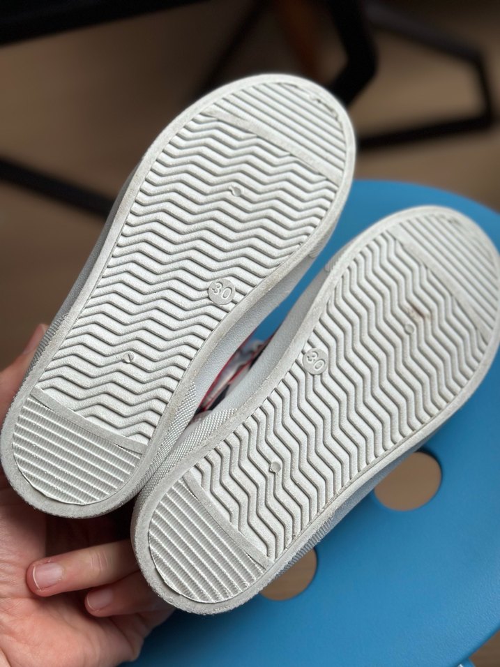 Beyaz Erkek Çocuk Spor Ayakkabı Velcro - Görsel 5