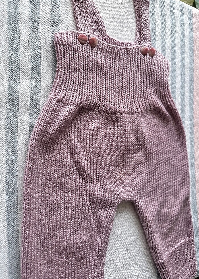 Bebek örme tulum - Görsel 4