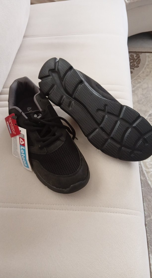 Lacoon Siyah Gri Bağcıklı Spor Ayakkabı - Görsel 5