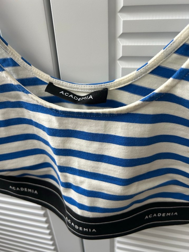 Academia Mavi Çizgili Bra Sporcu Sütyeni - Görsel 2