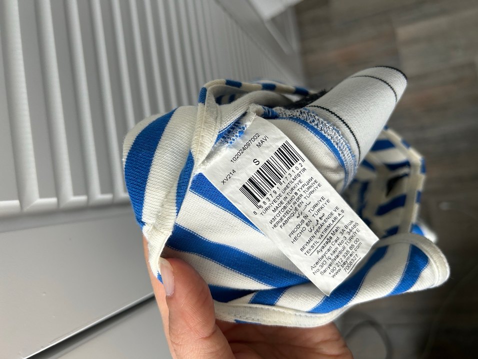 Academia Mavi Çizgili Bra Sporcu Sütyeni - Görsel 3