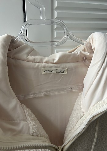 Oysho Beyaz Kürk Detaylı Kadın Yelek - Görsel 3