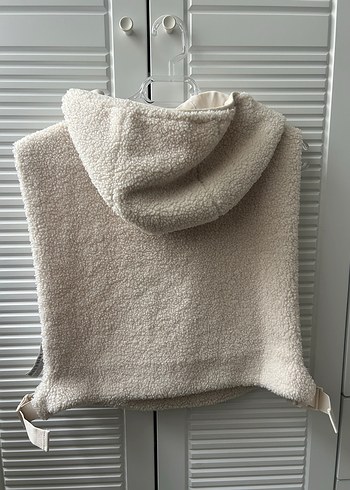 Oysho Beyaz Kürk Detaylı Kadın Yelek - Görsel 4