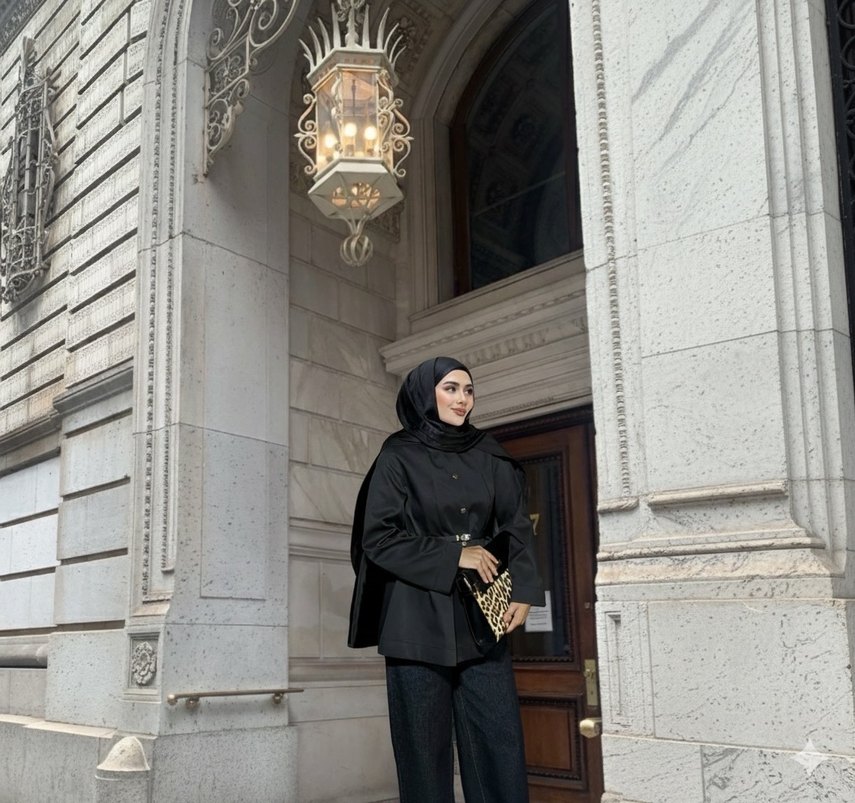 Kuşaklı Midi  Ceket - Görsel 4