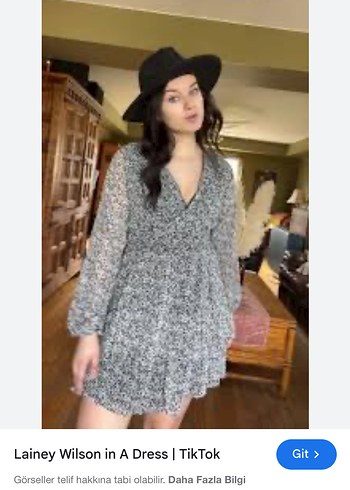 Gri Yılan Desenli V Yaka Mini Elbise - Görsel 6