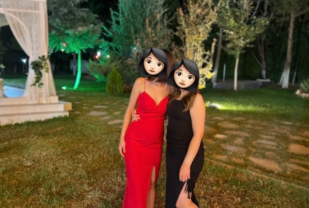 Parlak Kırmızı Drapeli Uzun İnce Elbise - Görsel 2