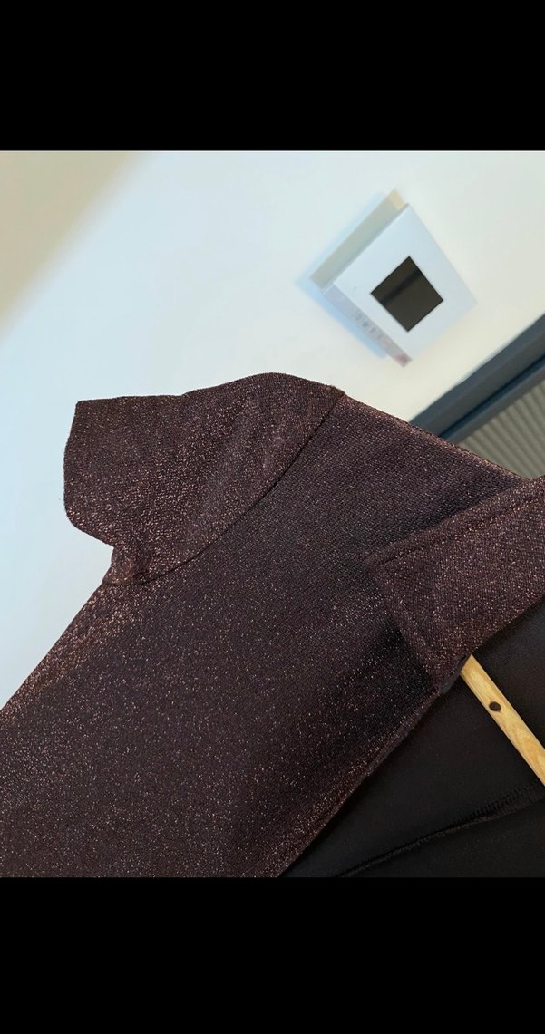 Parlak Kahverengi Deri Tulum - Görsel 5