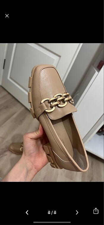 37 Beden Bej loafer