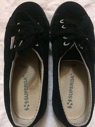36 Beden siyah Renk Superga Ayakkabı