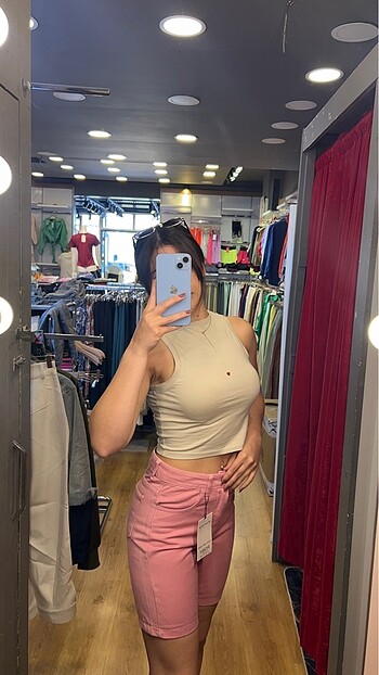 36 Beden pembe Renk Pembe Capri