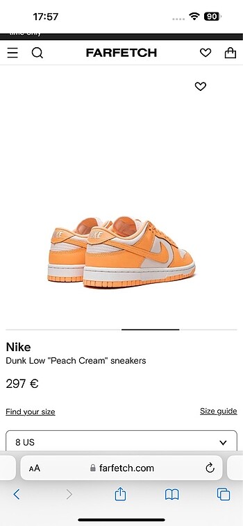 Nike Nike dunk low peach cream