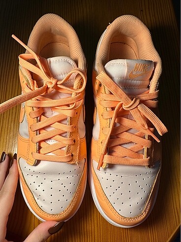 39 Beden turuncu Renk Nike dunk low peach cream
