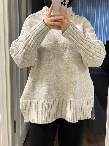 H&M H&M Balıkçı Yaka Kazak