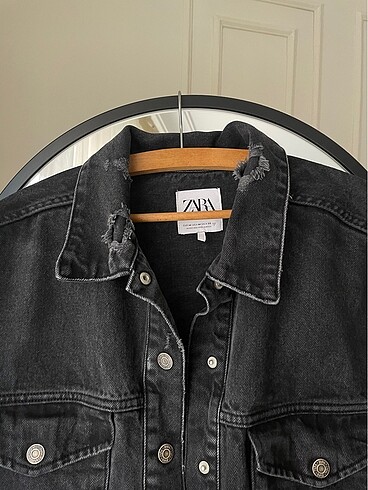 m Beden Zara Eskitme Jean Ceket