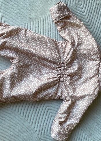 Kürklü Kapüşonlu Pembe Bebek Tulumu - Görsel 3