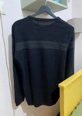 Polo Garage Siyah Triko Erkek Kazak - Görsel 4