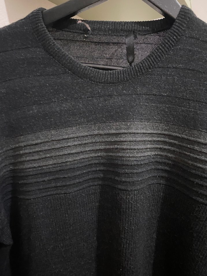 Polo Garage Siyah Triko Erkek Kazak - Görsel 2