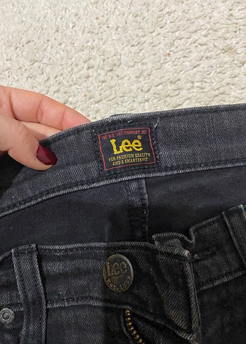 Lee Erkek Siyah Regular Fit Denim Jean - Görsel 4
