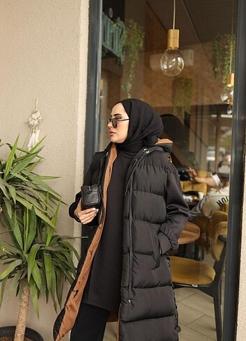 Uzun şişme yelek çift taraflı