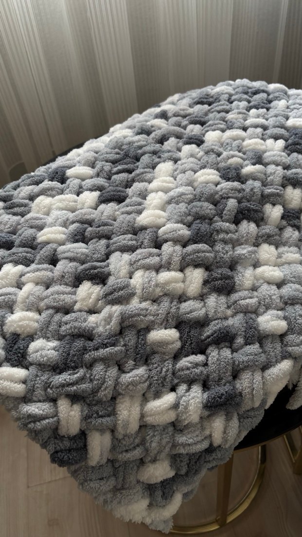 Gri Yün Çocuk Battaniyesi - Görsel 2