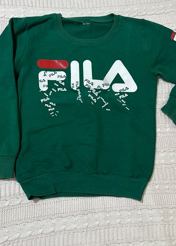 Yeşil Baskılı Fila Erkek Sweatshirt